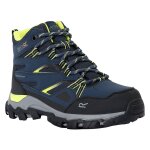 Bottines de marche holcombe bleu marine / vert n�on