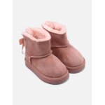 Bottines  noeuds rose