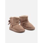 Bottines  noeuds taupe