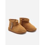 Bottines  zip camel