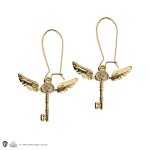 Boucles d'oreilles cl�s volantes - harry potter or