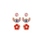 Boucles d'oreilles disney lilo & stitch multicolor
