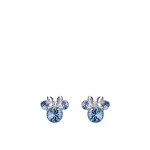 Boucles d'oreilles minnie mouse bleu