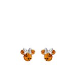 Boucles d'oreilles minnie mouse orange