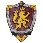 Bouclier de chevalier honour en mousse gris