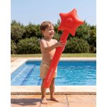 Bouee gonflable etoile geante piscine rouge