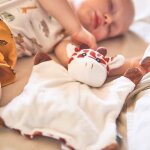 Bouillotte b�b� girafe beige