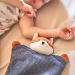 Bouillotte b�b� renard blanc