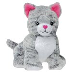 Bouillotte d�houssable chat gris