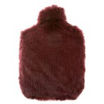 Bouillotte micro - ondes bordeaux