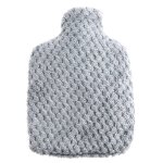 Bouillotte micro - ondes gris paillette gris