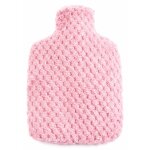 Bouillotte micro - ondes rose paillet�