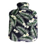 Bouillotte micro - ondes tropical noir multicolore Bouillotte micro - ondes tropical noir multicolore