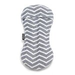Bouillotte sche dhoussable aux graines de lin - silver grey gris