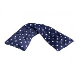 Bouillotte tour de cou bleu  pois