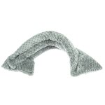 Bouillotte tour de cou gris paillet�