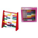 Boulier avec 100 boules colorées multicolore Boulier avec 100 boules colorées multicolore