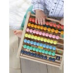 Boulier d'apprentissage en bois fsc® multicolore Boulier d'apprentissage en bois fsc® multicolore