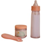 Box mon premier petit pot lait et petit pot c�r�ales pour poup�e blanc, rose