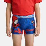 Boxer de bain enfant � imprim� spiderman rouge
