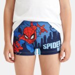 Boxer de bain gar�on � imprim� spiderman bleu