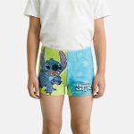 Boxer de bain gar�on lilo & stitch bleu