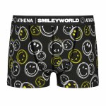 Boxer gar�on smileyworld� i noir multicolore imprim�