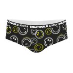 Boxer smileyworld� athena fille noir imprim�