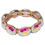 Bracelet � pierres scintillantes or