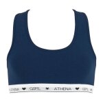 Brassi�re coton ultra doux bleu titane