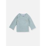 Brassière double maille en coton bébé bleu danube Brassière double maille en coton bébé bleu danube
