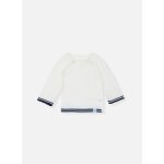 Brassi�re avec liser� b�b� ecru / marine