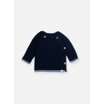 Brassi�re avec liser� b�b� marine / �cru