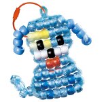 Breloques en perles - chien multicolor