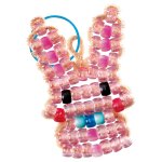 Breloques en perles - lapin multicolor