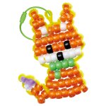 Breloques en perles - renard multicolor