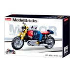 Model bricks - moto caf� racer noir