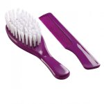 Brosse et peigne prune