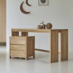 Bureau enfant en bois de chne 160 eden naturel