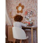 Bureau enfant cannage poesie rose nude
