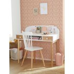 Bureau enfant confetti blanc