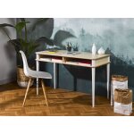 Bureau enfant natura bois & blanc