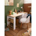 Bureau maternelle grande ourse blanc