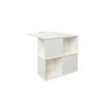 Bureau avec rangement pour lit jade blanc