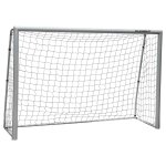 But de football expert 240 cm avec filet gris