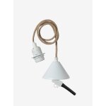 C�ble et douille �lectrique pour luminaires beige