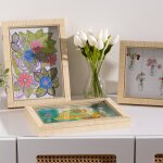 Cadre � dessin a4 vitr� - thea beige