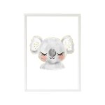 Cadre mural enfant koala multi coloured