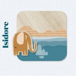 Cadre photo en bois isidore lphant multicolore
