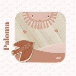 Cadre photo en bois soleil paloma multicolore
